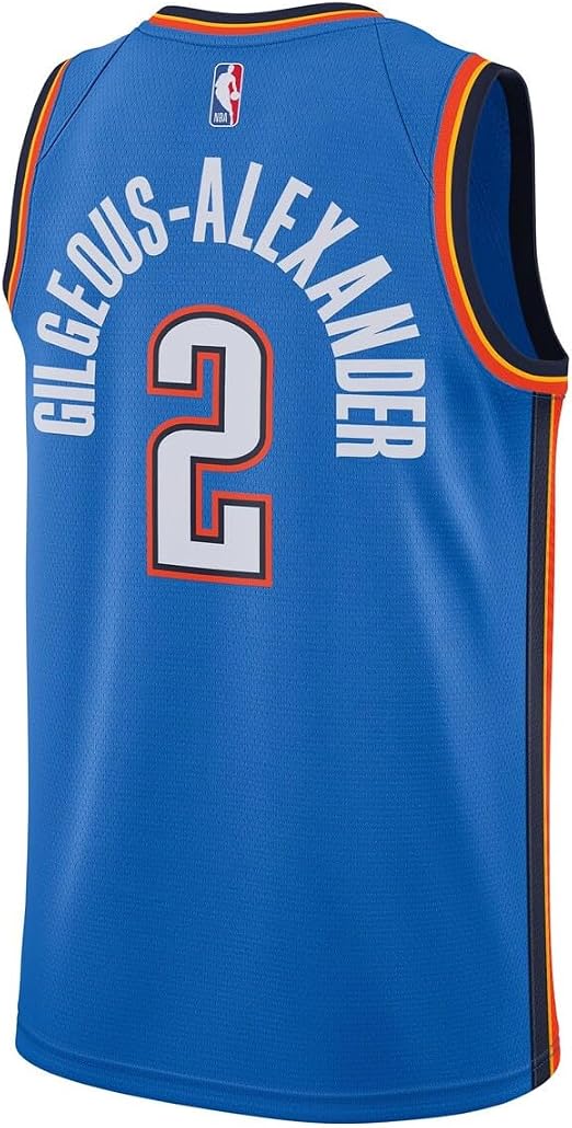 Oklahoma City Thunder Nike Blue Swingman Jersey - Icon Edition