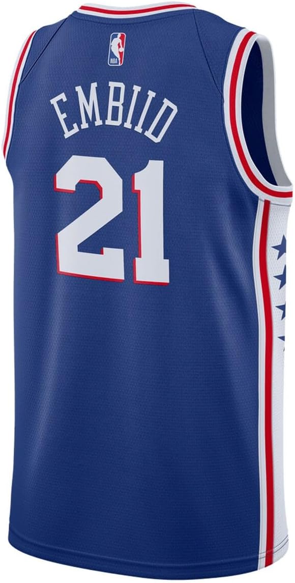Philadelphia 76ers NBA Blue Icon Edition Swingman Jersey