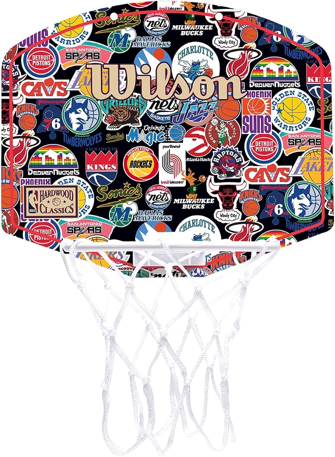 WILSON NBA Team Mini Basketball Hoops