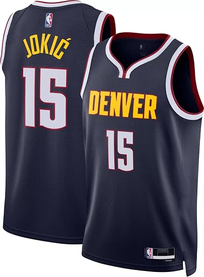 Denver Nuggets Navy Swingman Jersey - Icon Edition