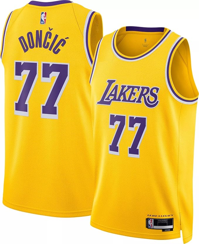 Los Angeles Lakers Gold Swingman Jersey - Icon Edition