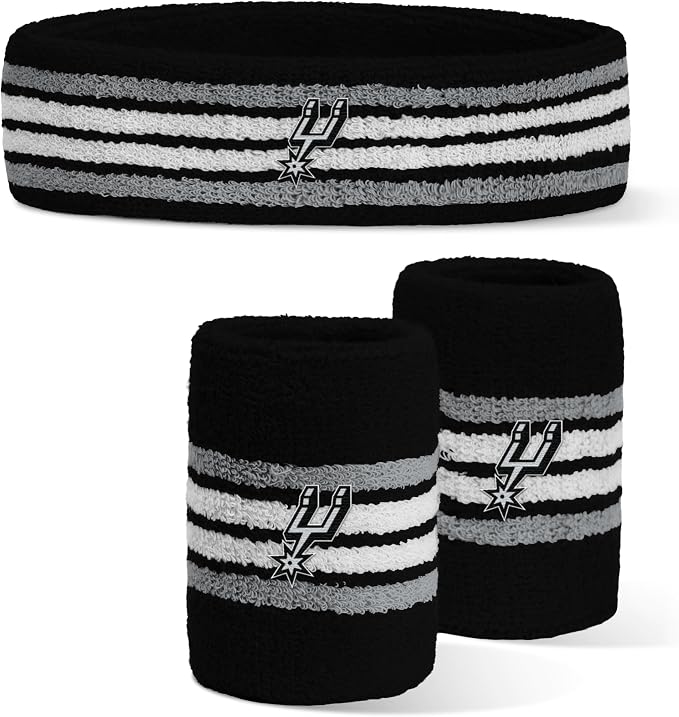 NBA San Antonio Spurs Headband & Wristband