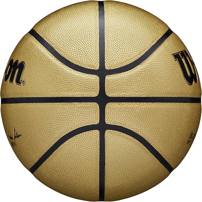 NBA Wilson Gold Embossed Basketball - Collectible Item