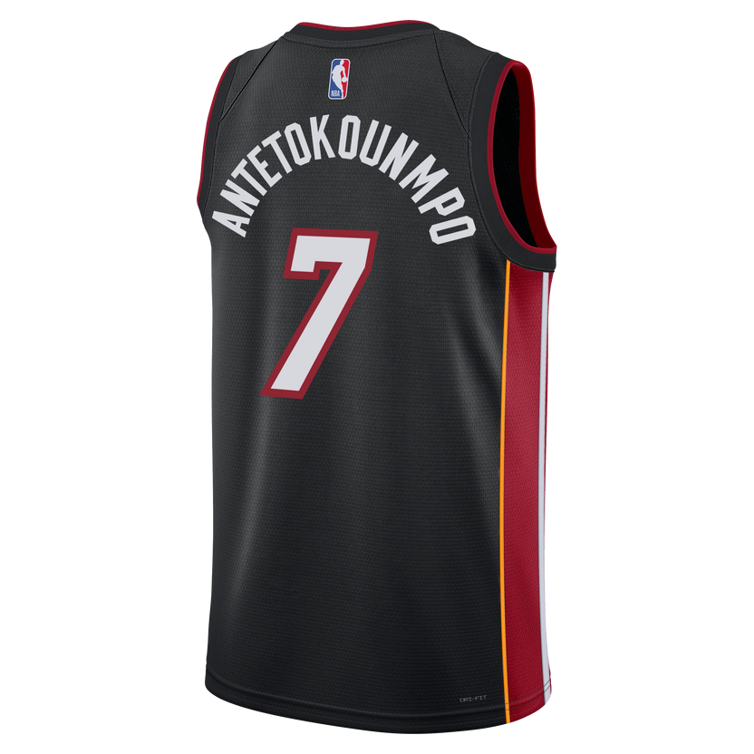 Miami Heat Black Swingman Jersey - Icon Edition